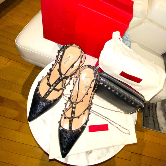 Valentino Garavani Stud heel with matching stud chain bag both LIMITED EDITION - Picture 4 of 6